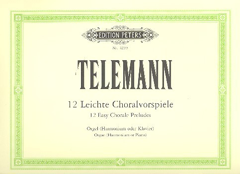 12 Choralvorspiele für Orgel