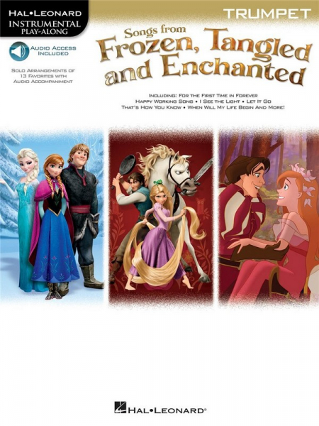 Songs from Frozen, Tangled and Enchanted (+download): for trumpet