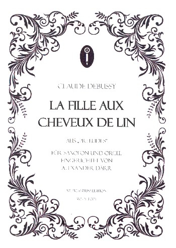 La fille aux cheveux de lin für Soloinstrument in C (B) und Orgel