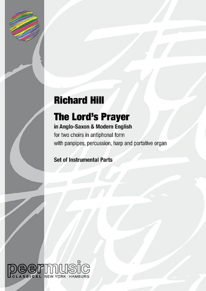 The Lord's Prayer (in Anglo-Saxon & Modern English) for 2 choirs in antiphonal form with panpipes, p