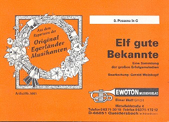 Mosch Welterfolge Band 6 - 11 gute Bekannte: für Blasorchester