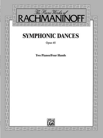 Symphonic Dances op.45 for 2 pianos for hands