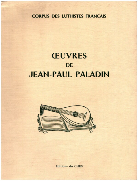 Oeuvres de Jean-Paul Paladin pour luth