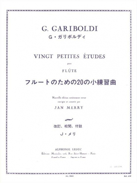 20 petites études op.132 pour flûte