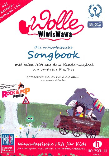 Wolle Wiwi &amp; Wawa (+Download) songbook Klavier/Gesang/Gitarre