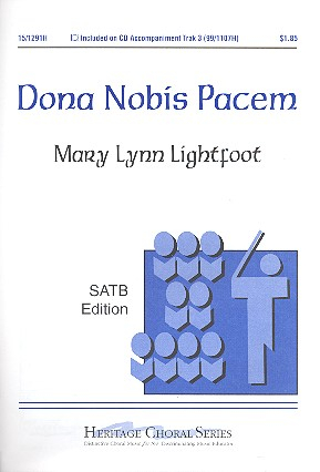 Dona nobis pacem for mixed chorus and piano