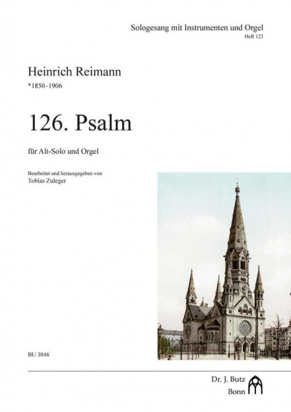 Der 126. Psalm für Alt-Solo und Orgel