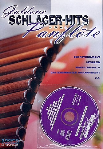 Goldene Schlager-Hits (+CD) für Panflöte mit Original- und