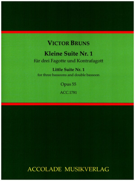 Kleine Suite Nr.1 op.55 für 3 Fagotte und Kontrafagott