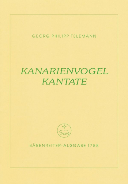 Kanarienvogel-Kantate Trauermusik eines kunsterfahrenen Canarienvogels