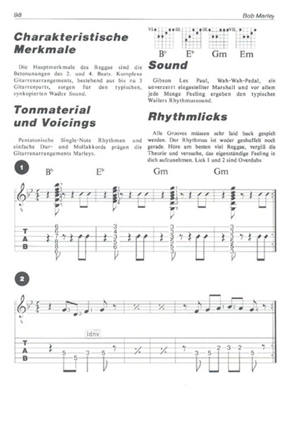 Arbeitsbuch für Gitarre Masters of Rhythm Guitar