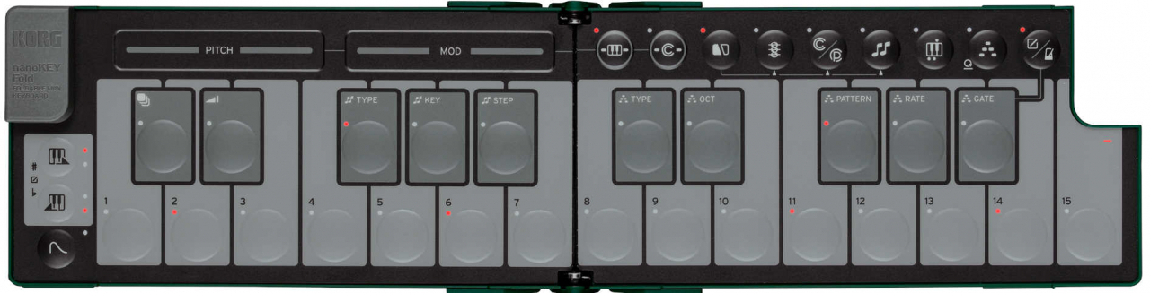 Korg & More Rot Controller Keyboard Korg Nanokey Alpine Green - Limited - Bild 2