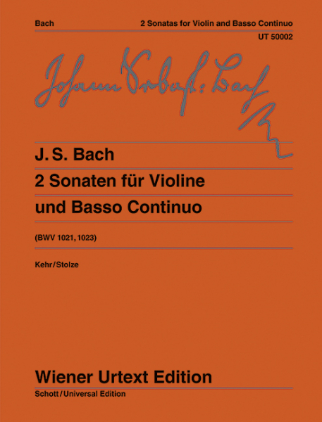 2 Sonaten BWV1021 und BWV1023 für Violine und Bc