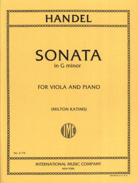Sonata g minor for viola and piano