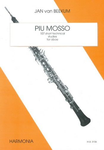 Etüden für Oboe PIU MOSSO - 107 SHORT TECHNICAL STUDIES