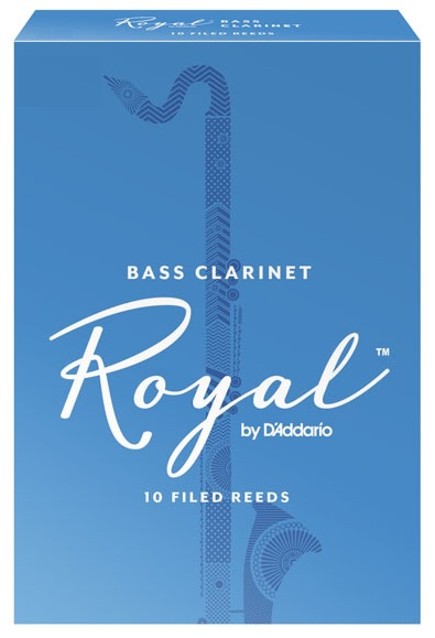 Bass-Klarinetten-Blatt D&#039;Addario Woodwinds Royal Böhm, Stärke 1,5