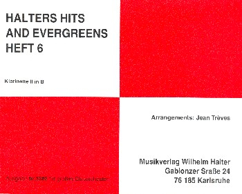 Halters Hits and Evergreens Band 6: für Blasorchester