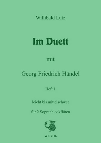 Im Duett mit G.F.Händel Band 1 für 2 Sopranblockflöten