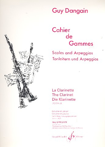 Cahier de gammes pour clarinette