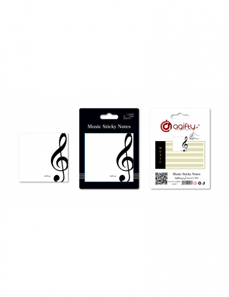 Haftnotizen agifty Music Sticky Notes : Violinschlüssel