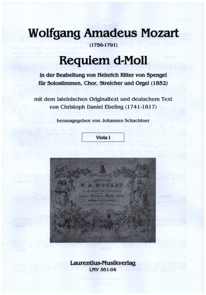 Requiem d-Moll für Solostimme, gem Chor, Streicher und Orgel