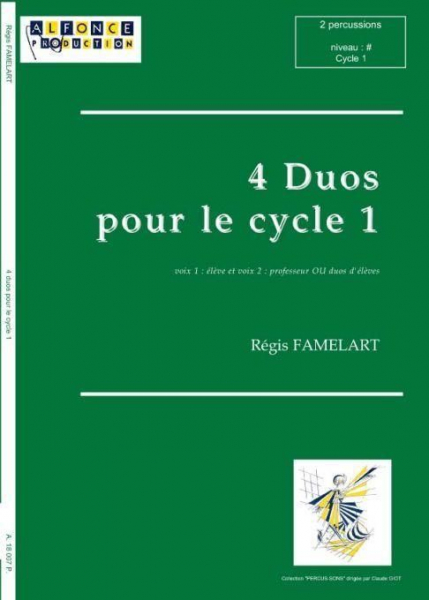 4 Duos pour le cycle 1 for 2 percussion players