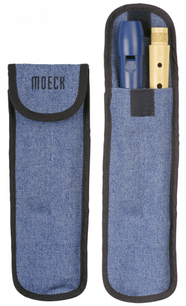 Tasche Sopranblockflöte Moeck Z1023 Jeans/Blau