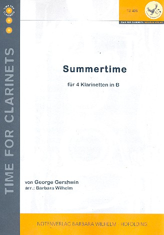 Summertime für 4 Klarinetten
