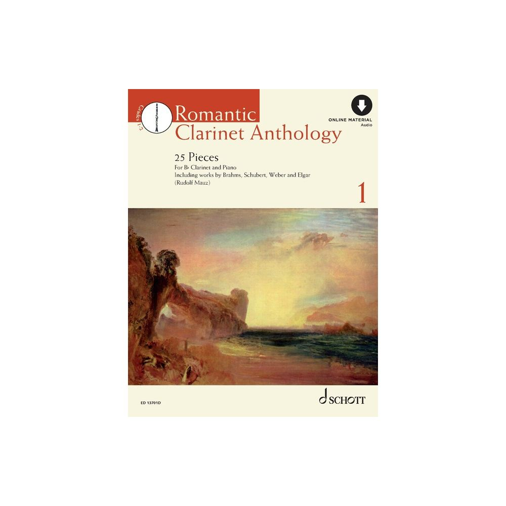 Romantic Clarinet Anthology: 25 Pieces. Band 1. Klarinette und Klavier. (Schott Anthology Series, Band 1) - Bild 2