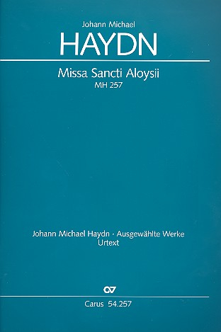 Missa Sancti Aloysii MH257 für Soli, Frauenchor und Instrumente