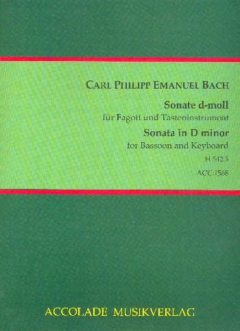 Sonate d-Moll H542.5 für Fagott und Tasteninstrument