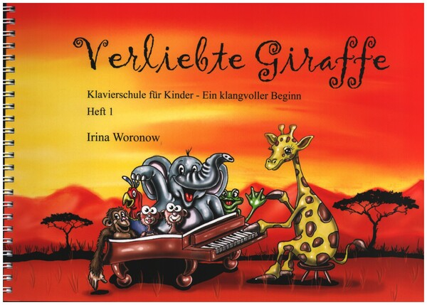 Verliebte Giraffe Band 1 (+Online-Audio) für Klavier