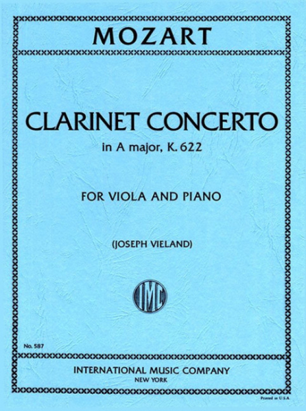 Concerto A major KV622 for clarinet and orchestra