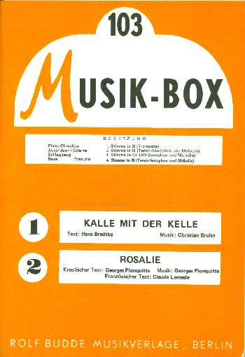 Kalle mit der Kelle und Rosalie: für Combo