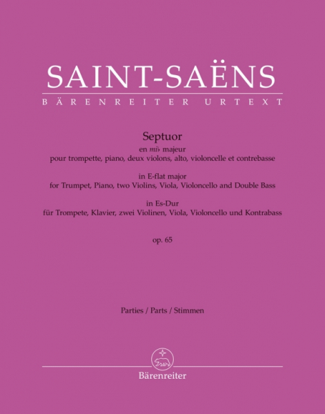 Septuor in Es-Dur op.65 für Trompete, Klavier, 2 Violinen, Viola, Violoncello und Kontrabass
