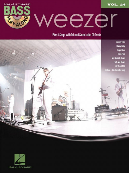 Weezer (+CD): bass playalong vol.24 songbook vocal/bass/tab