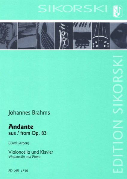 Andante op.83 für Violoncello und Klavier