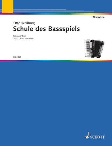Schule für Akkordeon Schule des Bassspiels Band 2