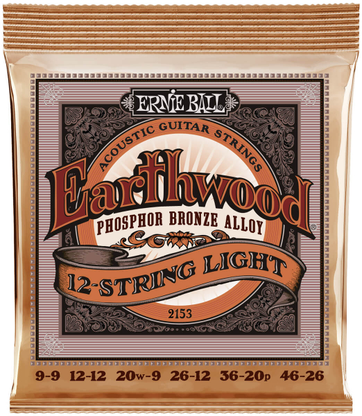 Saitensatz Ernie Ball EB2153 Earthwood Ph 12-String