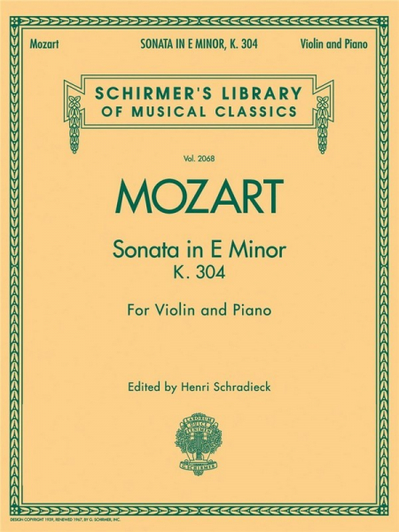 Sonate e-Moll KV304 für Violine und Klavier