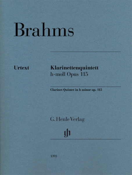 Klarinettenquintett h-moll op.115 für Klarinette (A) (Viola), 2 Violinen, Viola und Violoncello