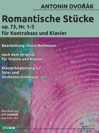 Romantische Stücke op.73,1-3 für Kontrabass und Klavier
