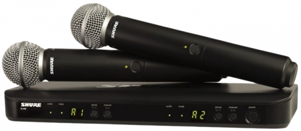 Wireless Mikrofonsystem Shure BLX288E/SM58 H8E