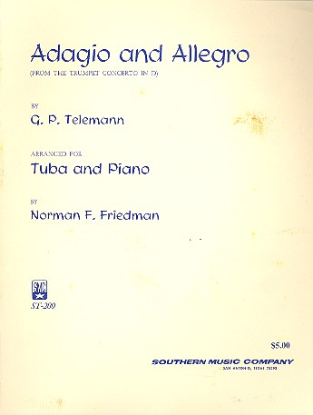 Adagio and Allegro : for tuba and piano