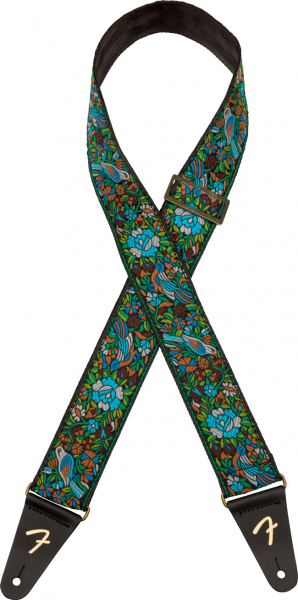 Gitarrengurt Fender Mosaic Jacquard Green