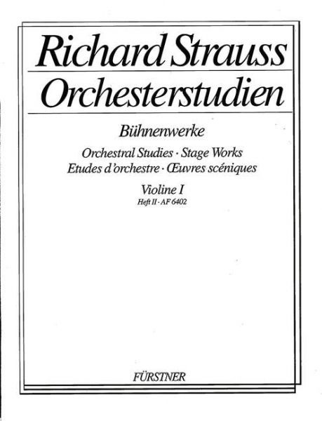 Orchesterstudien aus seinen Bühnenwerken Heft 2 für Violine
