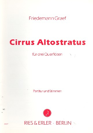 Cirrus Altostratus für 3 Querflöten