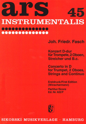 Konzert D-Dur für Trompete, 2 Oboen und Streicher