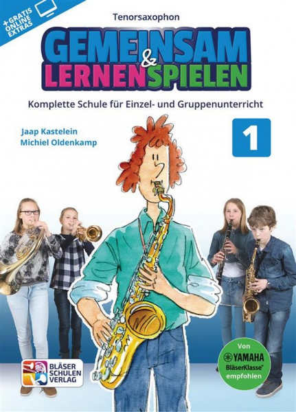 Gemeinsam lernen & spielen Band 1 (+Online Audio) für Bläserklasse (Blasorchester)