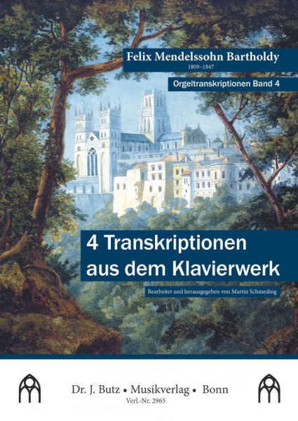 4 Transkriptionen aus dem Klavierwerk für Orgel